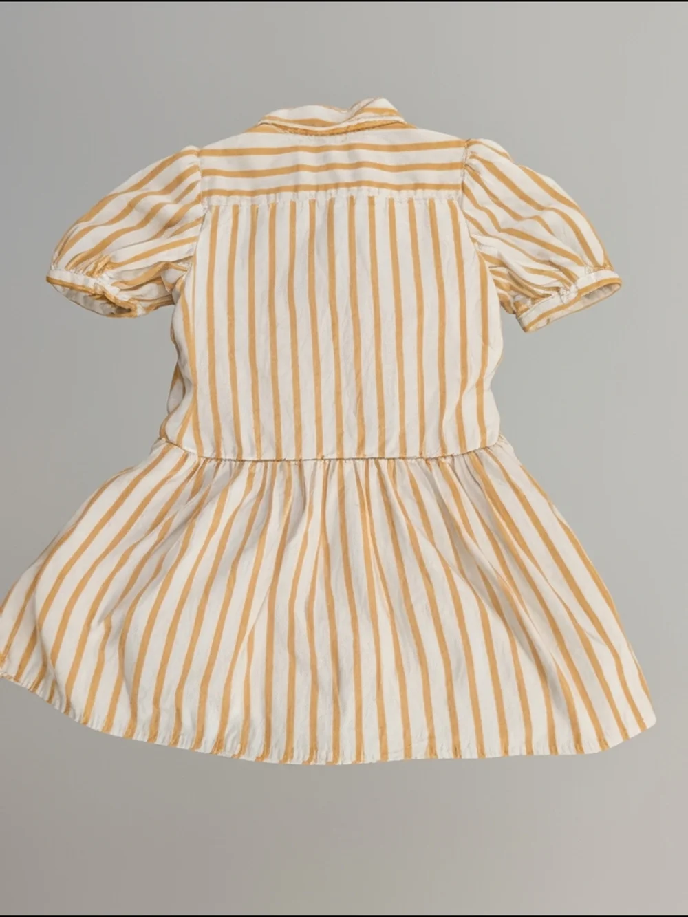Polo Ralph Lauren Girls 4T Yellow & White Striped Dress